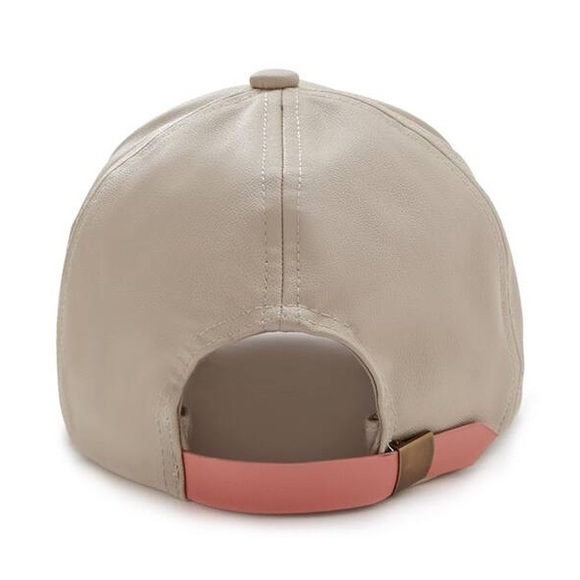 Forever 21 Men Faux Leather Baseball Cap - Picture 2 of 6